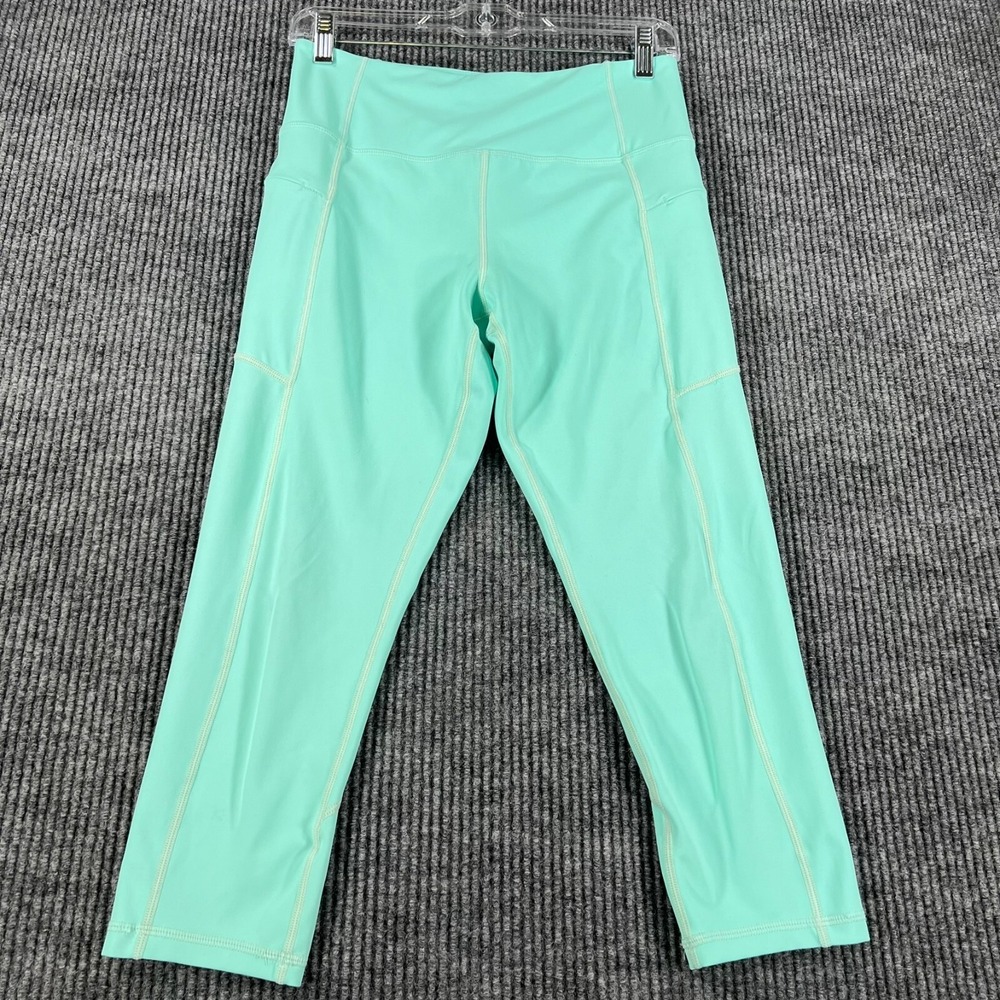 ZYIA‎ Leggings Womens 8-10 Green Activewear Workout Gym Lifting Running Yoga